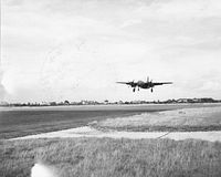 B-26 lands at Boxted
